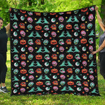 Halloween Zombie Pattern Print Quilt