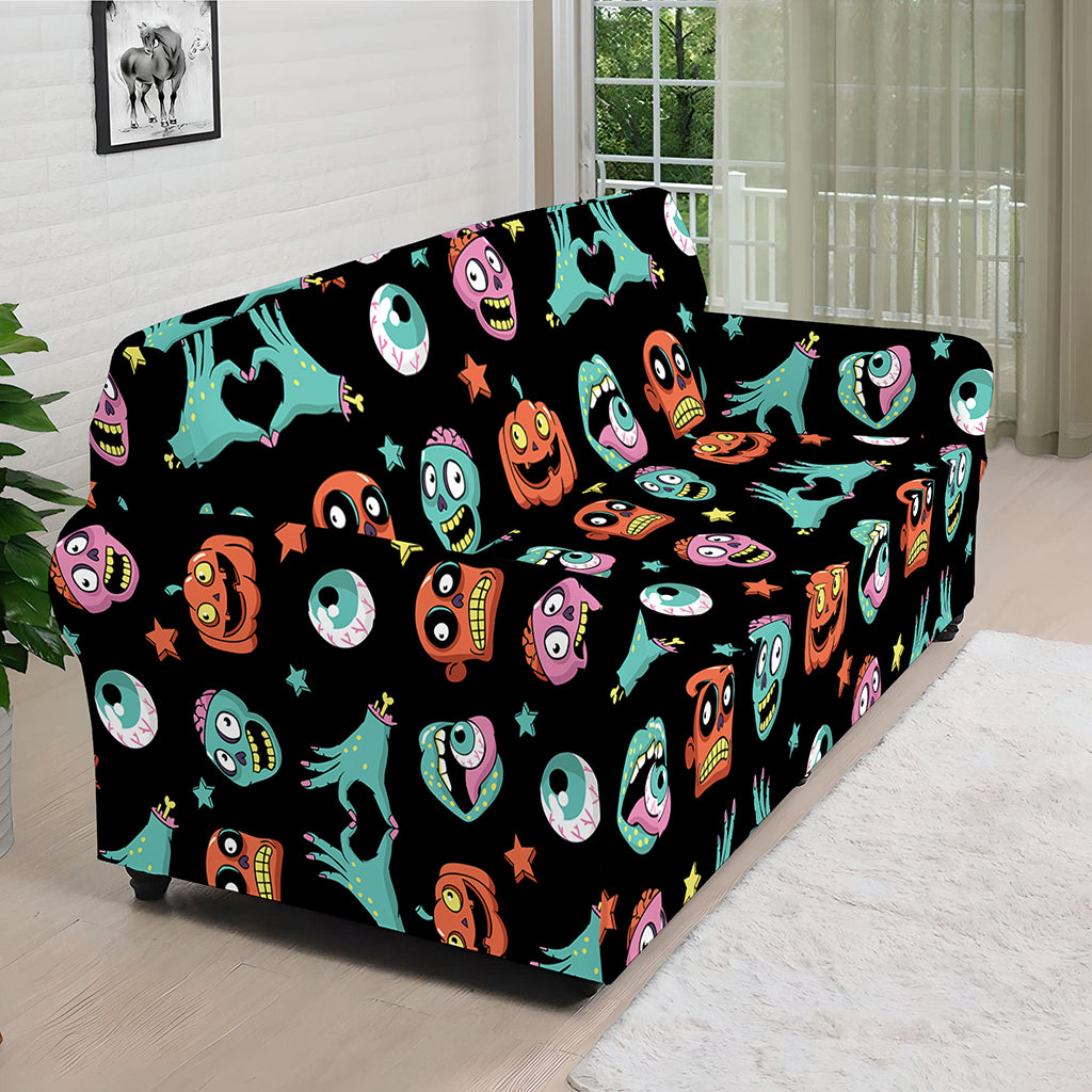 Halloween Zombie Pattern Print Sofa Cover