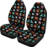 Halloween Zombie Pattern Print Universal Fit Car Seat Covers