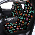 Halloween Zombie Pattern Print Universal Fit Car Seat Covers