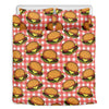 Hamburger Plaid Pattern Print Duvet Cover Bedding Set