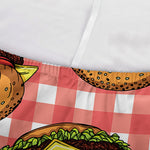 Hamburger Plaid Pattern Print Sofa Cover