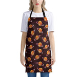 Hamburger Planet Pattern Print Apron
