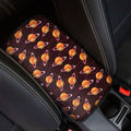 Hamburger Planet Pattern Print Car Center Console Cover