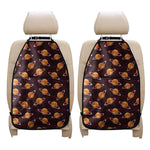 Hamburger Planet Pattern Print Car Seat Organizers