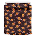 Hamburger Planet Pattern Print Duvet Cover Bedding Set