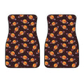 Hamburger Planet Pattern Print Front Car Floor Mats
