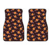 Hamburger Planet Pattern Print Front Car Floor Mats