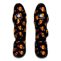 Hamburger Planet Pattern Print Muay Thai Shin Guards