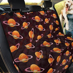 Hamburger Planet Pattern Print Pet Car Back Seat Cover