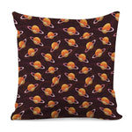 Hamburger Planet Pattern Print Pillow Cover