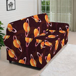 Hamburger Planet Pattern Print Sofa Cover