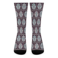 Hamsa Symbol Pattern Print Crew Socks