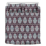 Hamsa Symbol Pattern Print Duvet Cover Bedding Set