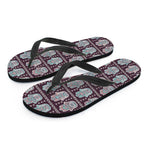 Hamsa Symbol Pattern Print Flip Flops