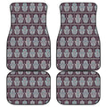 Hamsa Symbol Pattern Print Front and Back Car Floor Mats