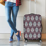 Hamsa Symbol Pattern Print Luggage Cover