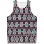 Hamsa Symbol Pattern Print Men's Tank Top