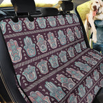 Hamsa Symbol Pattern Print Pet Car Back Seat Cover