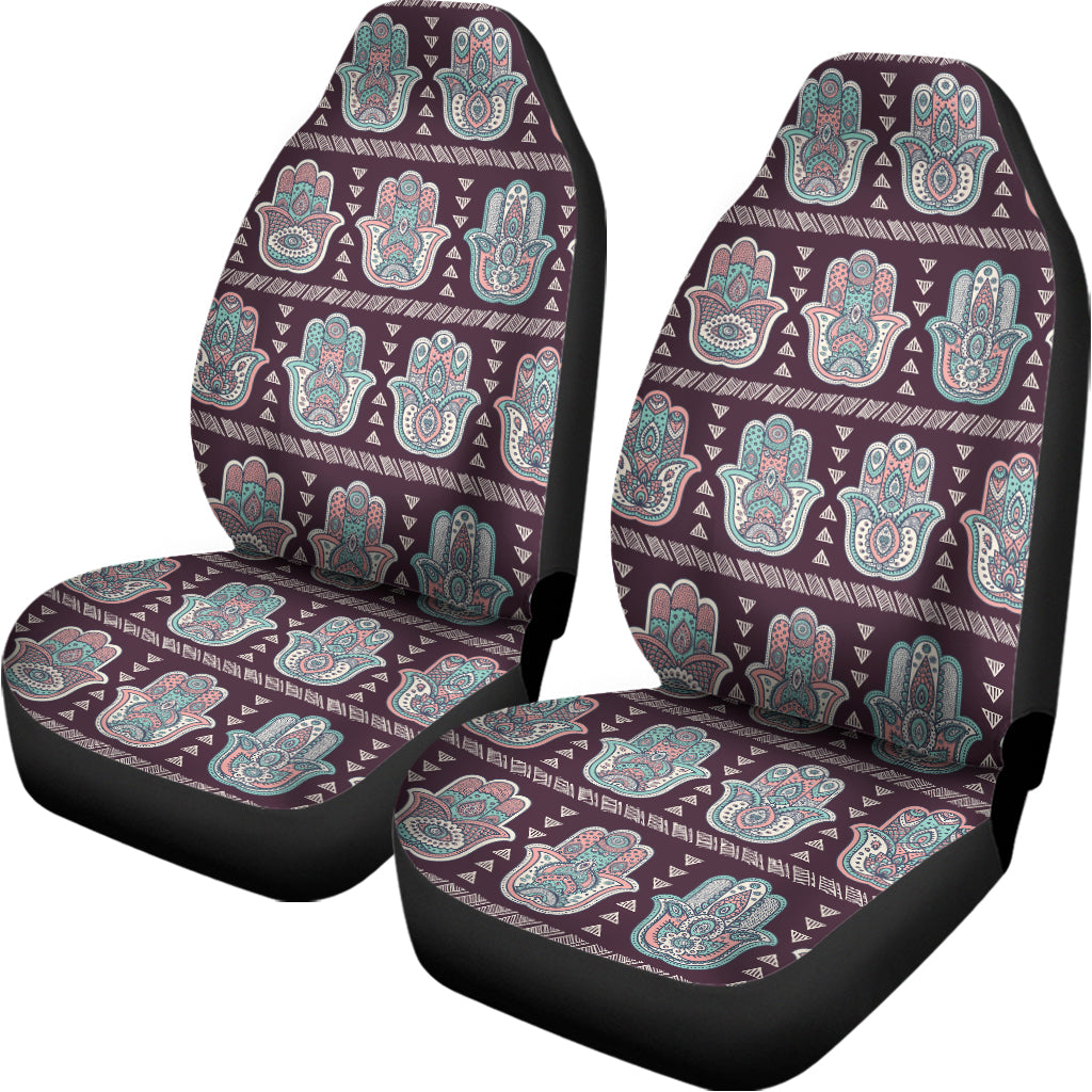 Hamsa Symbol Pattern Print Universal Fit Car Seat Covers