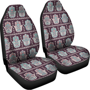 Hamsa Symbol Pattern Print Universal Fit Car Seat Covers