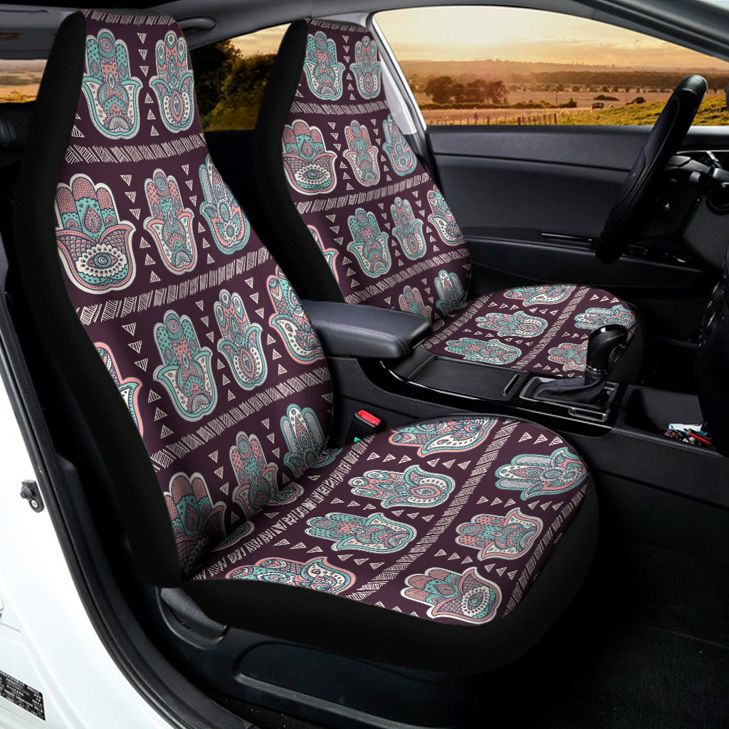 Hamsa Symbol Pattern Print Universal Fit Car Seat Covers