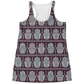 Hamsa Symbol Pattern Print Women's Racerback Tank Top