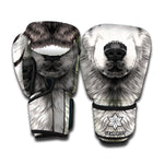 Hand Drawn Alaskan Malamute Print Boxing Gloves