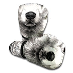 Hand Drawn Alaskan Malamute Print Boxing Gloves