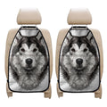 Hand Drawn Alaskan Malamute Print Car Seat Organizers