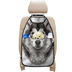 Hand Drawn Alaskan Malamute Print Car Seat Organizers