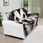 Hand Drawn Alaskan Malamute Print Sofa Cover