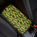 Hand-Drawn Corncob Pattern Print Car Center Console Cover