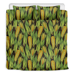 Hand-Drawn Corncob Pattern Print Duvet Cover Bedding Set