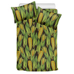 Hand-Drawn Corncob Pattern Print Duvet Cover Bedding Set