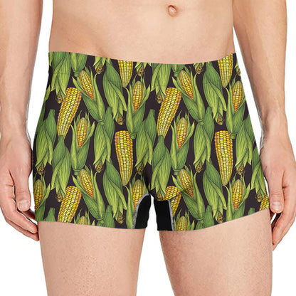 Hand-Drawn Corncob Pattern Print Men's Boxer Briefs