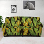 Hand-Drawn Corncob Pattern Print Sofa Cover