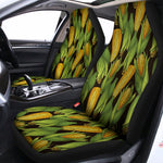 Hand-Drawn Corncob Pattern Print Universal Fit Car Seat Covers