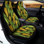 Hand-Drawn Corncob Pattern Print Universal Fit Car Seat Covers