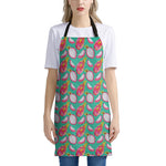 Hand Drawn Dragon Fruit Pattern Print Apron
