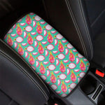 Hand Drawn Dragon Fruit Pattern Print Car Center Console Cover