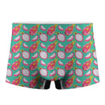 Hand Drawn Dragon Fruit Pattern Print Men's Boxer Briefs