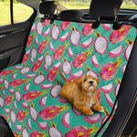 Hand Drawn Dragon Fruit Pattern Print Pet Car Back Seat Cover