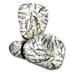 Hand Drawn Mantis Pattern Print Boxing Gloves