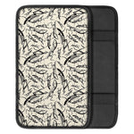 Hand Drawn Mantis Pattern Print Car Center Console Cover