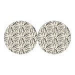 Hand Drawn Mantis Pattern Print Car Coasters