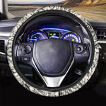 Hand Drawn Mantis Pattern Print Car Steering Wheel Cover