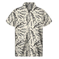 Hand Drawn Mantis Pattern Print Men's Short Sleeve Shirt