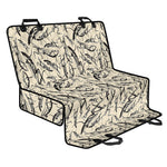 Hand Drawn Mantis Pattern Print Pet Car Back Seat Cover