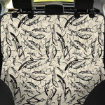 Hand Drawn Mantis Pattern Print Pet Car Back Seat Cover